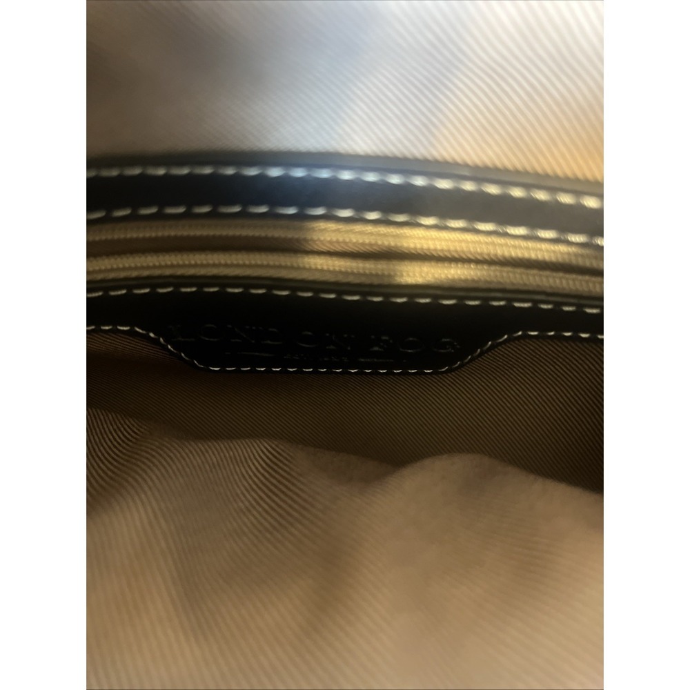 London Fog Corssbody Bag Navy Blue Crossbody Double Handle Office Cocktail party - Picture 3 of 3